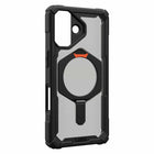 UAG - Étui Robuste Plasma XTE MagSafe  pour iPhone 17 - Noir/Orange Pop-Coins renforcés pour disperser l'impact