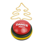 30 Second Dance Party - DPYHB102021AMZ Bouton Soirée dansante - Vacances-Visuels attrayants : équipé de la technologie BloGlo, le bouton s'allume en synchronisation avec la musique, améliorant ainsi l'expérience globale.