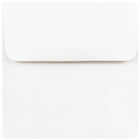 JAM Paper - Enveloppes d'invitation carrées - 4,5 po x 4,5 po - Blanc - 50/paquet (439911145I)-Couleur blanche