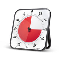Time Timer - Minuterie visuelle personnalisable MAX 17 po-Disque rouge breveté qui disparaît à mesure que le temps s'écoule