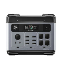 Oukitel - Centrale électrique P2001 Plus 2400 W/2048 Wh avec entrée solaire de 500 W-La charge super rapide de 1800W peut garantir que vous pouvez charger à 80 % en une heure.