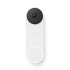 Google - Nest Doorbell filaire (3e gén) - Neige-Avec un abonnement au forfait Advanced de Google Home Premium, vous pouvez en savoir encore plus sur ce qui se passe à votre porte grâce à des notifications comme « Alex avec des fleurs »