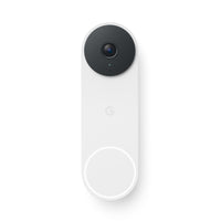 Google - Nest Doorbell filaire (3e gén) - Neige-Avec un abonnement au forfait Advanced de Google Home Premium, vous pouvez en savoir encore plus sur ce qui se passe à votre porte grâce à des notifications comme « Alex avec des fleurs »