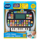 VTech - Tablette P’tit Genius Magic light - Anglais - Paquet de 5-Conçu pour les enfants de 2 à 5 ans; nécessite 2 piles AA; les piles sont incluses à des fins de démonstration uniquement; des piles neuves sont recommandées pour une utilisation régulière