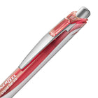 Pentel − Stylo gel EnerGel remplissable avec prise − rétractable − 0,7 mm − rose corail-Rose Corail