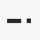 Nexera - Trelisse Meuble Tele 3 portes Noir 60 pouce-7