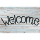 Ashley Productions - Smart Poly The Original Fun Mat - Tapis de bienvenue - 15 -5" x 23 -5" - Planche de bois de plage - Bienvenue-Mesures et design : Le paillasson en planches de Beachwood mesure 15,5 po x 23,5 po.