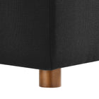 Modway - Commix Duvet Rempli Trop Rempli Ottoman - Noir-8