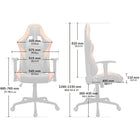 Cougar - Chaise de jeu inclinable et pivotante Armor Elite - noir et or-Bouteille de levage de gaz classe 4