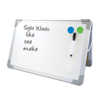 Flipside - Ensemble de chevalets de bureau avec stylo et deux aimants - 50 x 40 cm-Ce chevalet double face polyvalent met l'interactivité à portée de main des enfants.