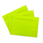 JAM Paper - Enveloppes livret lisses Brite Hue, 9 x 12 po, vert lime, 100 par paquet-Ouverture : livret