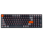 Adesso - EasyTouch 1200 Clavier mécanique compact RVB – 100 touches, filaire/sans fil/Bluetooth, QMK/VIA, interrupteurs rouges, touche Copilot-Interrupteurs mécaniques échangeables à chaud : remplacez facilement les interrupteurs rouges sans soudure pour personnaliser votre expérience de frappe