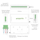 Emporia - Vue 3 Moniteur d'énergie domestique avec 16 capteurs de niveau de circuit 50A-8