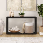 Hudson&Canal - Console Kellan 52" L - Grain noir-Caractéristiques assemblage facile