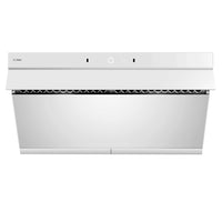 Fotile - JQG9015W Hotte aspirante à ventilation inclinée - 36 po - Blanche-Verre trempé blanc