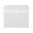 Winnable - Pochette transparente à ouverture latérale et fermeture Velcro - 2 poches - format lettre-Peut contenir des documents au format lettre standard (8,5 po x 11 po)