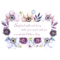 Mill Brook Studio - Cartes De Souhaits Fête des Mères / Enveloppes - 5-3/8 po x 7-3/4 po - Meilleurs vœux - Paquet de 18-Cartes de souhaits qualité boutique