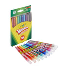 Crayola - Mini crayons Twistables, 10 par paquet, 12 paquets-Twist & Go, aucun affûtage ou pelage requis