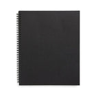 TRU RED - Cahier de notes à couverture souple, grand format, pages réglées, noir-Grand format (8,5 po x 11 po)