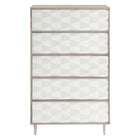 Modway - Vespera 5 tiroirs Poitrine, Chêne Blanc-Assemblée requise