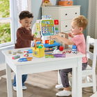 VTech - Super caisse enregistreuse Magic'scan -Anglais-Emballez le tout, puis payez vos achats avec la carte de crédit factice, des billets ou des pièces en plastique que la caisse peut compter