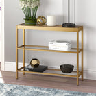 Hudson&Canal - Console Alexis 91 cm (36 po) - Laiton-Caractéristiques assemblage facile