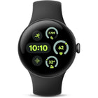 Google - Pixel Watch 3 - 41 mm - Bluetooth/Wi-Fi - Boîtier noir mat - Bracelet noir volcanique-Un affichage plus grand, un écran plus lumineux: Deux fois plus lumineux, 10% plus grand et plus réactif qu'avant, l'écran actua est conçu pour visualiser facilement vos statistiques et vos informations