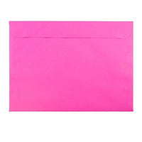 JAM Paper - Enveloppes lisses de Brite Hue, 9 x 12 po, rose fuchsia, 100 par paquet-Rose fuchsia