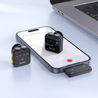 HOCO - Microphones sans fil pour adaptateur Type C et boîtier de chargement-8