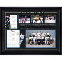Darryl Sittler First Goal collage - Impression encadree - 36" x 28"-Qualité supérieure - print framed