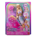 Barbie - Sirène Bulles Enchantées - Poupée-Inventez des histoires au bord de l'eau et amusez-vous avec des bulles grâce à la poupée Barbie Sirène Bulles Scintillantes