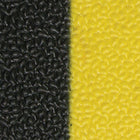 Edgewood - Airsoft Sûreté Craquelé Tapis Anti-Fatigue Léger - 3 pi l x 5 pi L x 3/8 po P - Noir/Jaune-Vinyle PVC Mousse