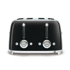 SMEG - Grille-pain 4 tranches 4x4 - noir-Obtenez un confort optimal avec le popup de tranches automatique.
