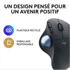 Logitech ERGO M575 Trackball - Souris sans fil avec molette de pouce - Noir-Dimensions: 5.28"H X 3.94"W X 1.89"D
