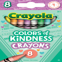 Crayons de couleur Colors of Kindness, boîte de 8-Ces crayons ont une double enveloppe pour résister à la casse