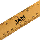 JAM Paper - Règle en aluminium robuste - 12 po - couleur or métallisé-Taille : 12 pouces de long / Règle de 1 pied