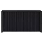 Hudson&Canal - Console Piedmont 56" L - Grain noir-La table est fabriquée à partir de matériaux MDF et PVC de haute qualité et durables