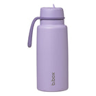 b.box - Gourde isotherme à bec rabattable - 1L - Amour Lilas-Restez hydraté toute la journée – l’isolation triple couche garde les boissons froides jusqu’à 46 heures