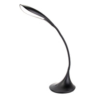 Sully - Lampe à col de cygne à DEL - Noir mat - 25 po-Lampe de Bureau
