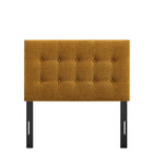 Modway - Emily Tissu tapis Tête de lit jumelée, Cuivre-Assemblée requise