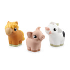 tonies - My First tonies : Farm Set - ensemble de 3 pièces (Français)-Liste des titres (en francais): Vache : Meuh meuh et la chanson de la vache, Tu entends la vache, La vache et le trèfle, Les vaches dans le pré (ambiance sonore et musique), Cochon : Groik groik et la chanson du cochon, Tu entends le cochon, Dix petits cochons,  On joue dans la boue (ambiance sonore et musique), Cheval : Hue hue ! et la chanson du cheval, Tu entends le cheval, Maman cheval et son poulain, Au trot jusqu'au pommier (ambianc