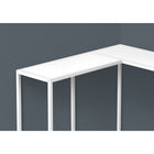 Monarch Specialties - 2160 Table D'Appoint - 36 po L/Blanc/Console De Coin-3