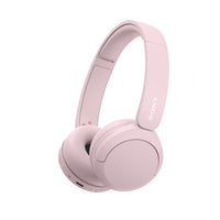 Sony - WHCH520 Casque sans fil avec microphone - Rose-Avec une autonomie de batterie allant jusqu’à 50 heures et une recharge rapide, vous aurez suffisamment d’énergie pour les voyages en voiture de plusieurs jours et les longues fins de semaine de festival.