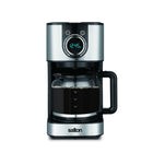 Salton - Cafetière numérique 12 tasses - acier inoxydable-Minuterie de 24 heures programmable: Réveillez-vous à l’odeur du café