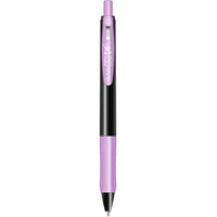 Zebra − Sarasa Clip Decoshine Gel Stylo rétractable − violet-Encre à séchage rapide et résistante aux taches. Idéal pour les écrivains passionnés et gauchers