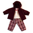 Miniland - Vêtements de poupée - ensemble pantalon pour temps froid-Tenue garçon