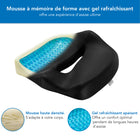 Mount-It - Coussin de siège Ergo Collection Premium Comfort-Housse amovible et lavable