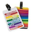 Travelon - Étiquettes de bagages - destinations étonnantes - Lot de 2-Ensemble de deux étiquettes