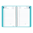 Blueline - 2024-2025 agenda académique quotidien/mensuel - 8 po x 5 po - Couleurs assorties - Bilingue-Autocollants colorés pour repères visuels