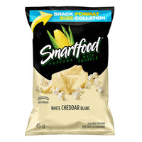Smartfood Cheddar Blanc Mais Souffle Assaisonne - 45g - Paquet de 36-Smartfood que du plaisir